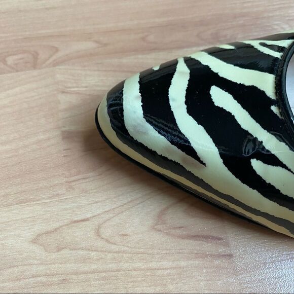 AnnāKleināZebraĀ SlingāBackā4āāHeelsāSzā9āPumps - Picture 3 of 8